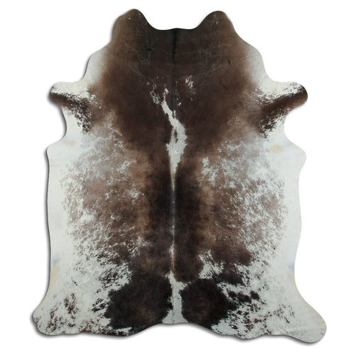 Braun-Weißes Kuhfell XXL