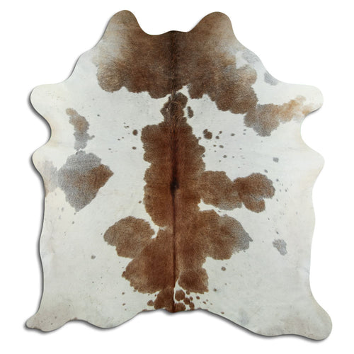 Braun-Weißes Kuhfell XL