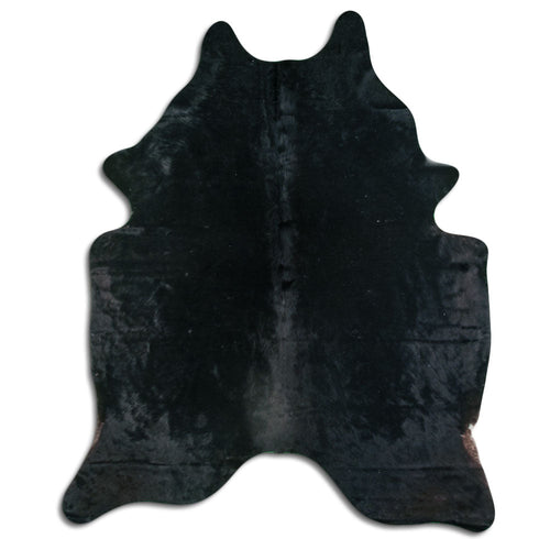 Schwarzes Kuhfell XL