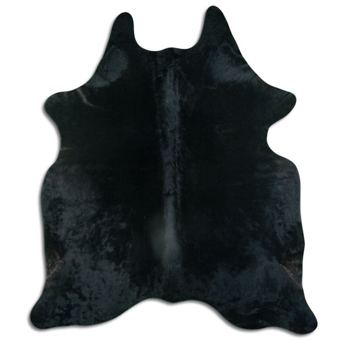 Schwarzes Kuhfell XL