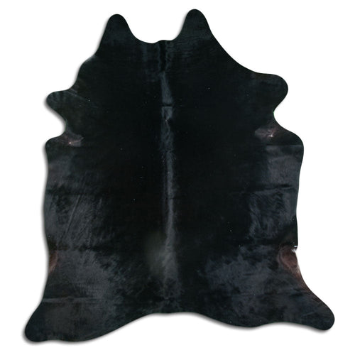 Schwarzes Kuhfell XL