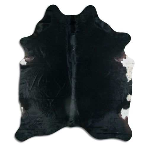 Schwarzes Kuhfell XL