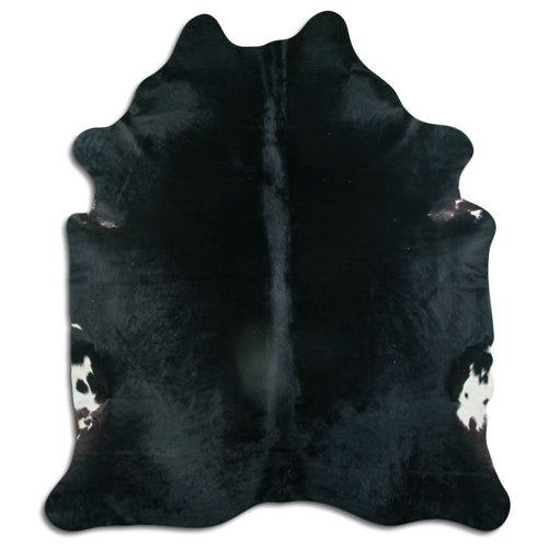 Schwarzes Kuhfell XL