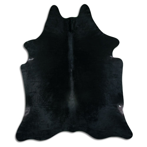 Schwarzes Kuhfell XXL