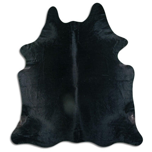 Schwarzes Kuhfell XL