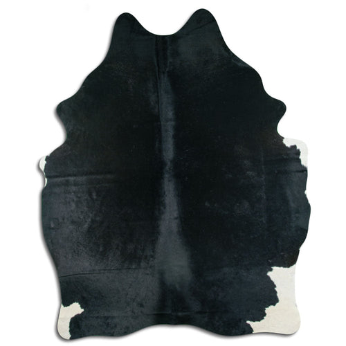 Schwarzes Kuhfell XL