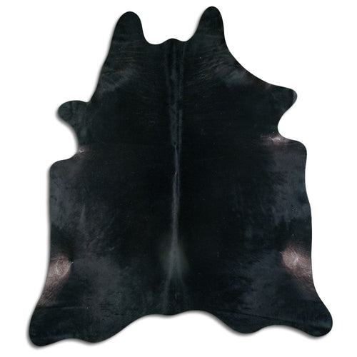 Schwarzes Kuhfell XXL