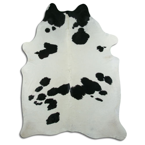 Schwarz-Weißes Kuhfell XXL