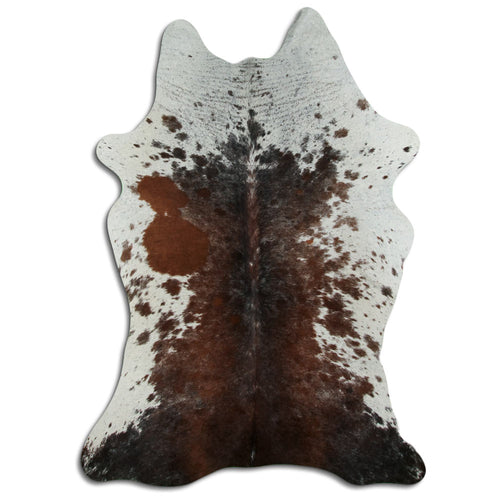 Braun-Weißes Kuhfell L