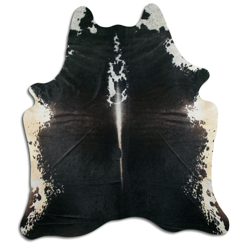 Braun-Weißes Kuhfell XXXL