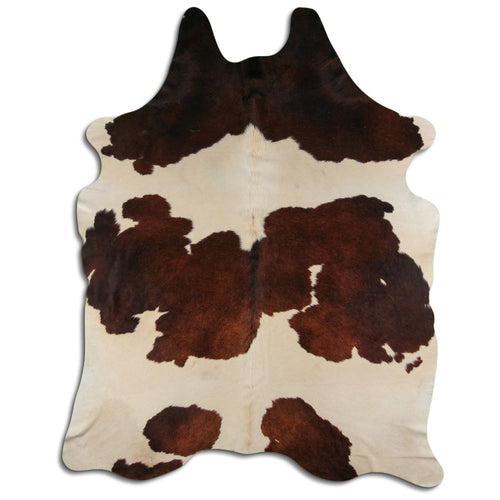 Braun-Weißes Kuhfell XXXL