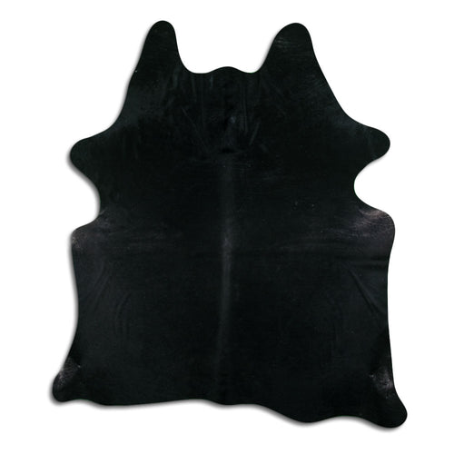 Schwarzes Kuhfell XL