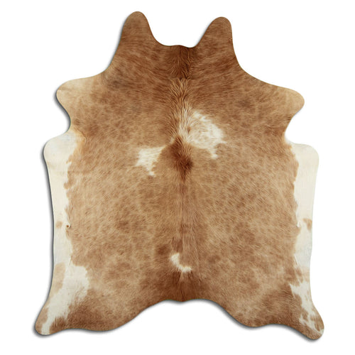 Braun-Weißes Kuhfell L