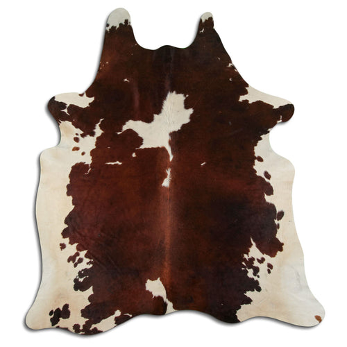 Braun-Weißes Kuhfell L