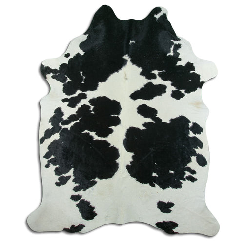 Schwarz-Weißes Kuhfell XXL