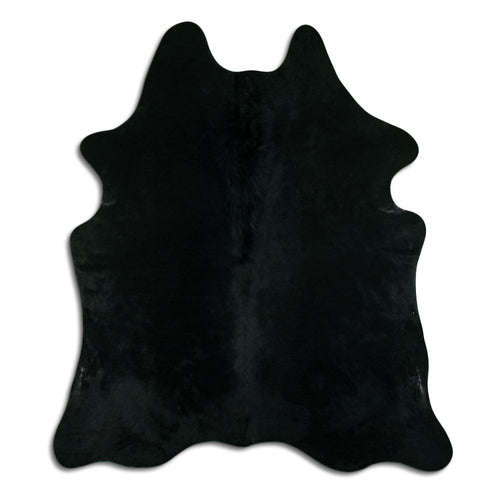 Schwarzes Kuhfell L
