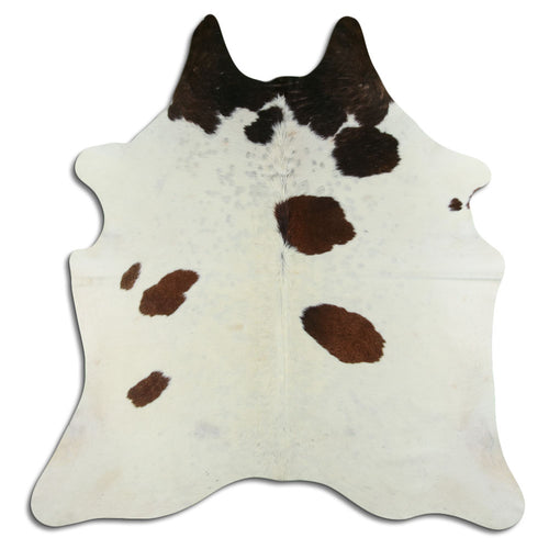 Braun-Weißes Kuhfell L