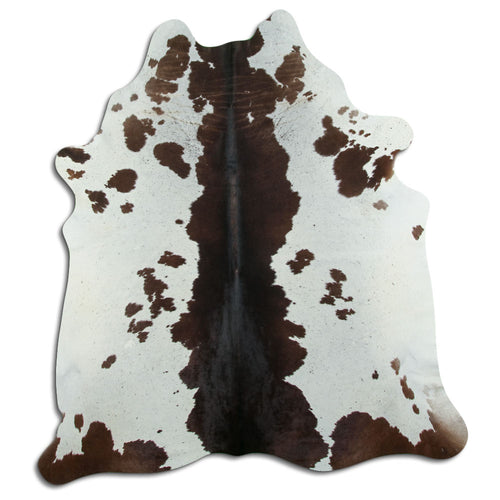 Braun-Weißes Kuhfell XXL
