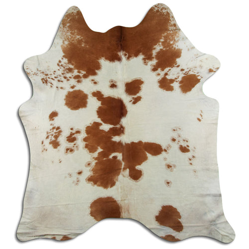 Braun-Weißes Kuhfell XL