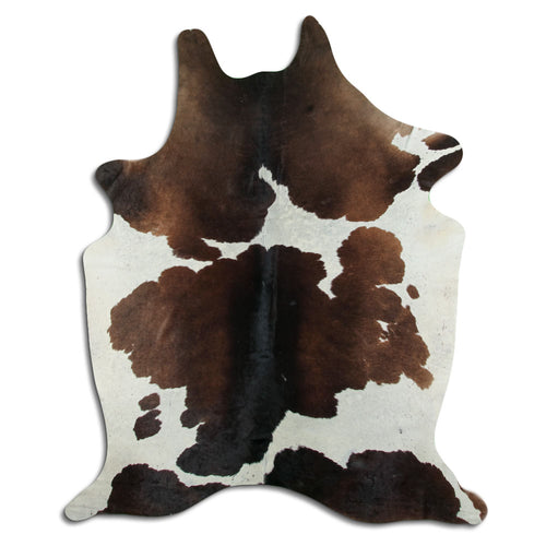 Braun-Weißes Kuhfell XXL