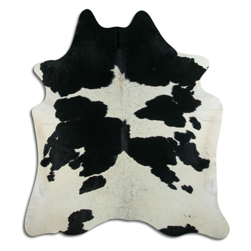 Schwarz-Weißes Kuhfell XXL