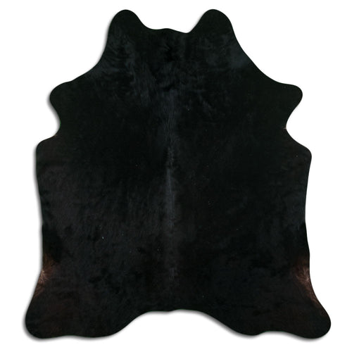 Schwarzes Kuhfell L