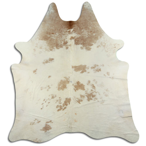 Braun-Weißes Kuhfell XXL