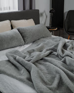 Wolldecke „Meringue“ aus Merinowolle | einlagig