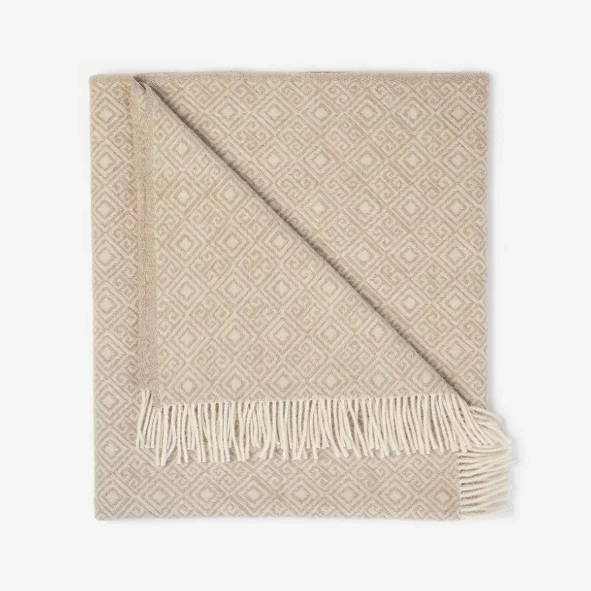 Plaid „Sirtaki“ aus Merinowolle – Bild 2 von 6