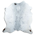 Salt & Pepper Kuhfell, ca. 170 × 160 cm, von oben fotografiert: genau das Fell, das Sie erhalten