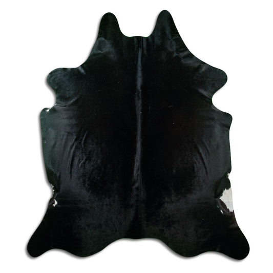 Schwarzes Kuhfell XXL