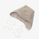 Baby-Mütze „Schaf“ mit Stickerei; beige