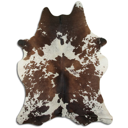 Braun-Weißes Kuhfell XXL
