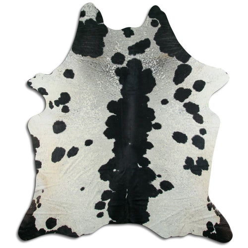 Schwarz-Weißes Kuhfell XXL
