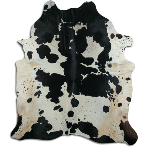 Schwarz-Weißes Kuhfell XXL