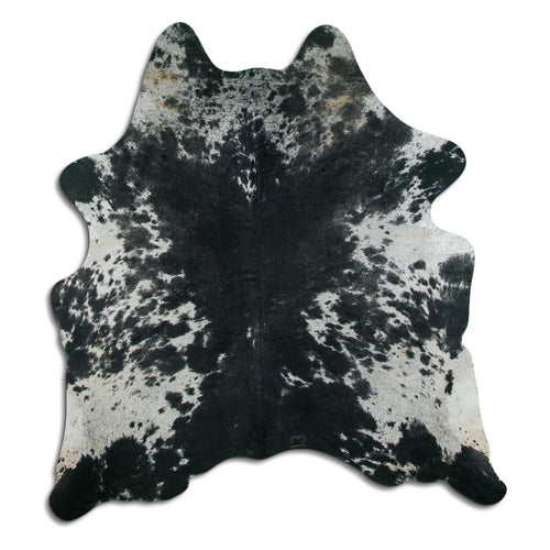 Schwarz-Weißes Kuhfell L