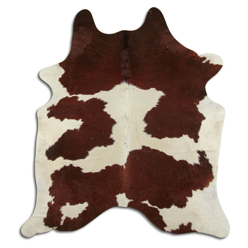 Braun-Weißes Kuhfell XL