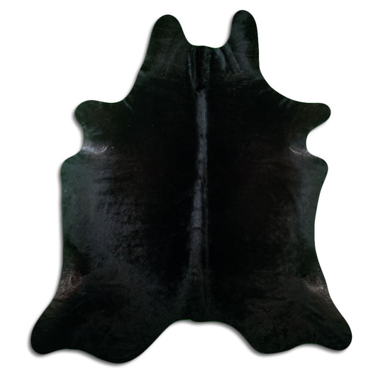 Schwarzes Kuhfell XL