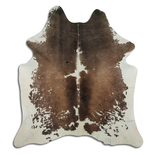 Braun-Weißes Kuhfell XL