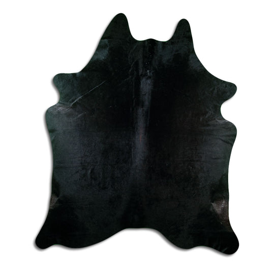 Schwarzes Kuhfell XL