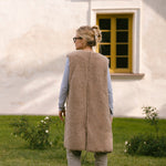 Merino Weste ''Sea'' Beige