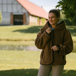 Merino Jacke ''Laguna'' Dunkelbraun