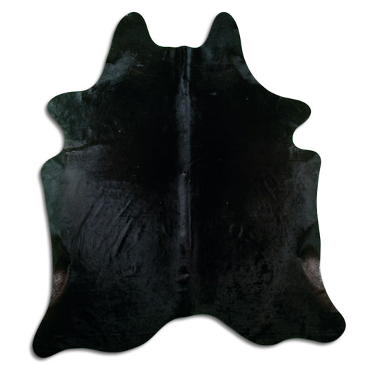 Schwarzes Kuhfell XL