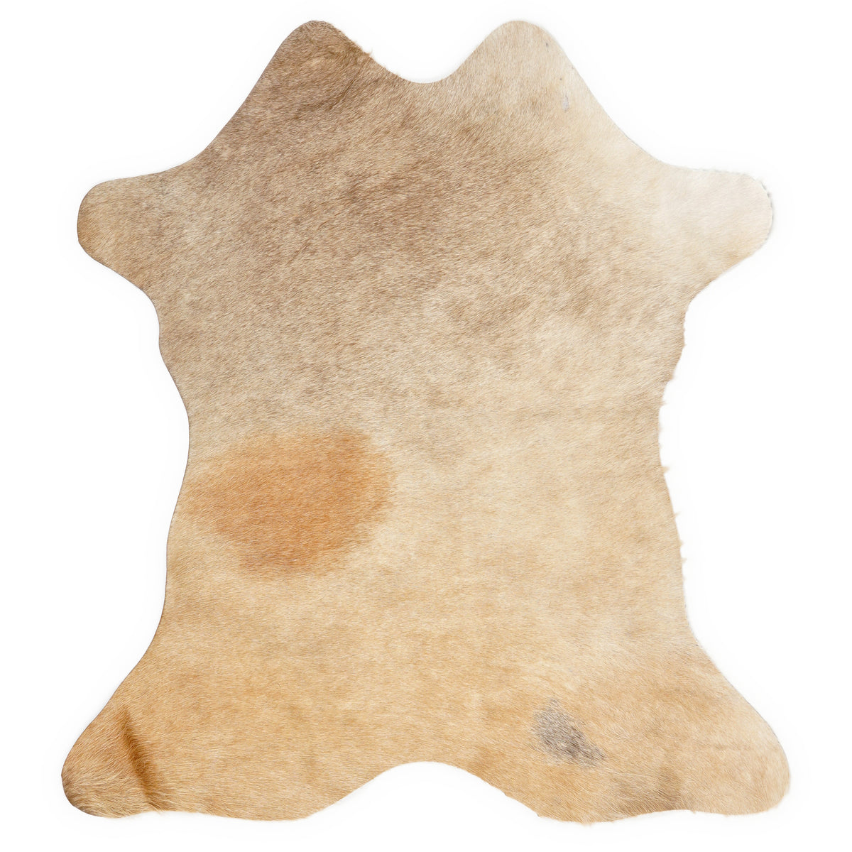 Mini-Kuhfell, ca. 70 × 70 cm, von oben fotografiert: genau das Fell, das Sie erhalten