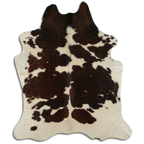 Braun-Weißes Kuhfell XXL