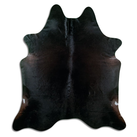 Schwarzes Kuhfell XXL
