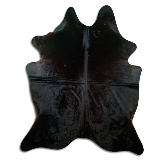 Schwarzes Kuhfell XXL