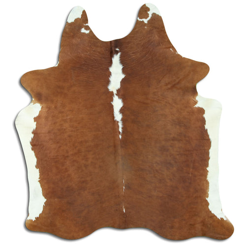 Braun-Weißes Kuhfell L