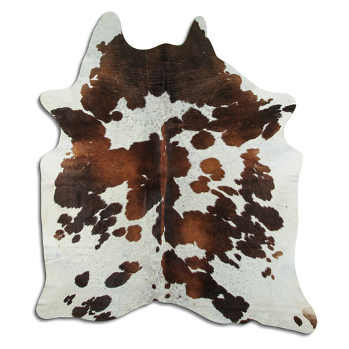 Braun-Weißes Kuhfell L