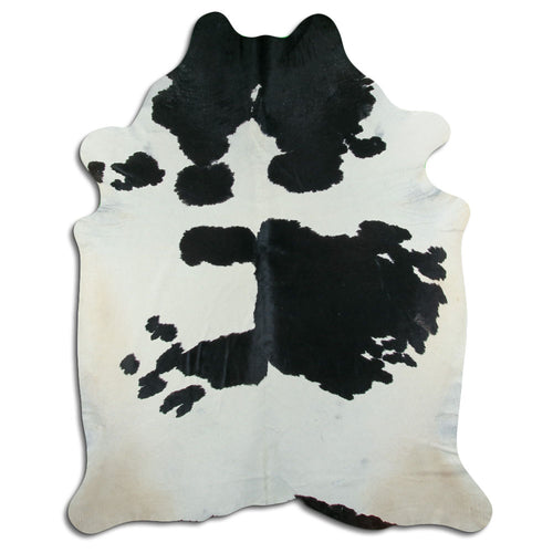 Schwarz-Weißes Kuhfell XXXL